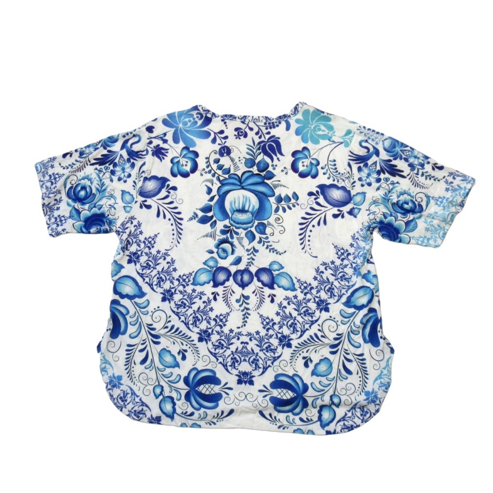 Johnny Was Janie Favorite Oversized Cropped Tee – Size XS - Picture 5 of 7